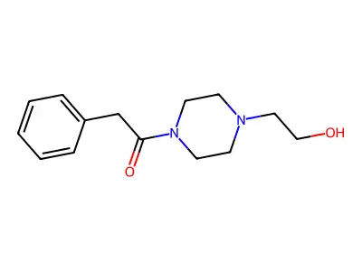 1-[4-(2-Hydroxyethyl)piperazin-1-yl]-2-phenylethan-1-one structure