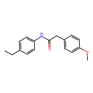 N-(4-ethylphenyl)-2-(4-methoxyphenyl)acetamide structure