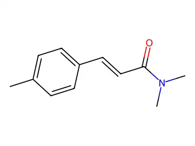 2-Propenamide, N,N-dimethyl-3-(4-methylphenyl)-, (2E)- structure