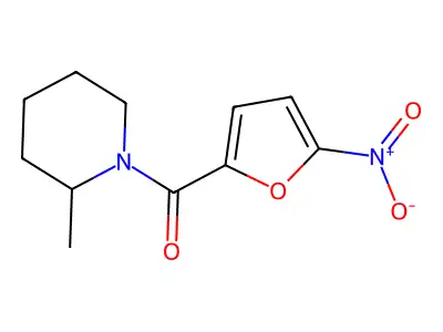(2-Methylpiperidin-1-yl)-(5-nitrofuran-2-yl)methanone structure