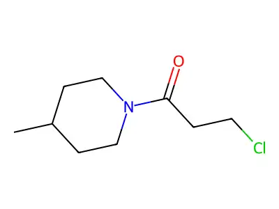 1-(3-Chloropropanoyl)-4-methylpiperidine structure