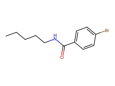 4-bromo-N-pentylbenzamide structure