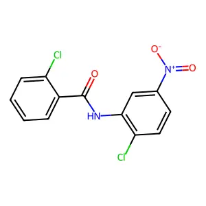 2-chloro-N-(2-chloro-5-nitrophenyl)benzamide structure