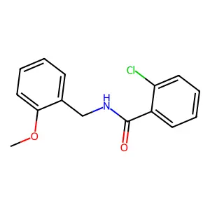 2-chloro-N-(2-methoxybenzyl)benzamide structure