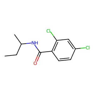 N-(sec-butyl)-2,4-dichlorobenzamide structure