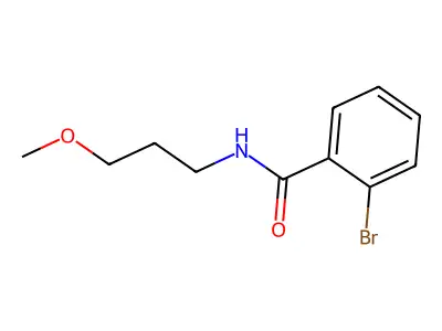2-bromo-N-(3-methoxypropyl)benzamide structure