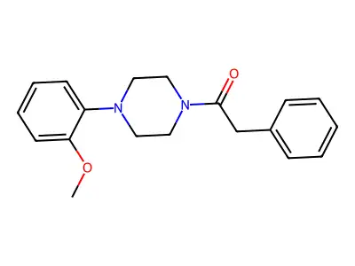 1-(4-(2-Methoxyphenyl)piperazin-1-yl)-2-phenylethanone structure