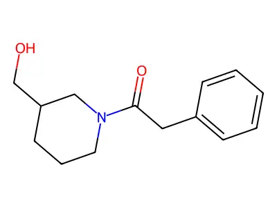 1-[3-(Hydroxymethyl)piperidin-1-yl]-2-phenylethanone structure