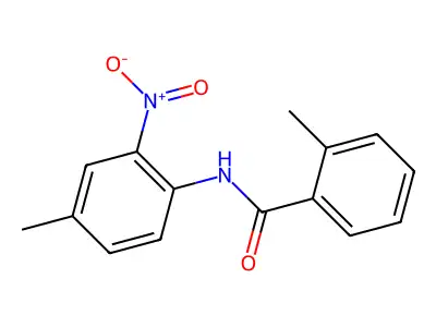 2-methyl-N-(4-methyl-2-nitrophenyl)benzamide structure