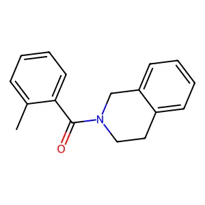 2-(2-Methylbenzoyl)-1,2,3,4-tetrahydroisoquinoline structure