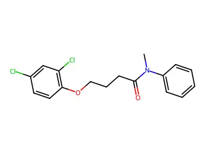 4-(2,4-dichlorophenoxy)-N-methyl-N-phenylbutanamide structure