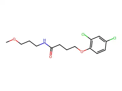 4-(2,4-dichlorophenoxy)-N-(3-methoxypropyl)butanamide structure