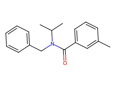 N-Benzyl-N-isopropyl-3-methylbenzamide structure