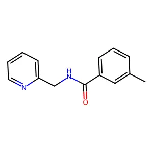 3-methyl-N-(pyridin-2-ylmethyl)benzamide structure