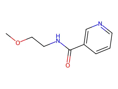 N-(2-Methoxyethyl)nicotinamide structure