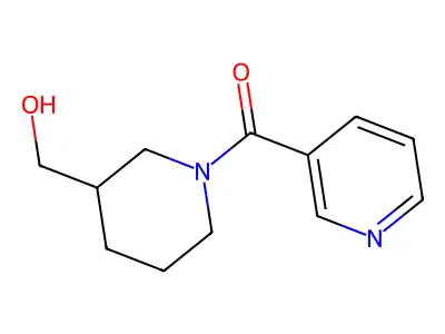 [1-(Pyridine-3-carbonyl)piperidin-3-yl]methanol structure