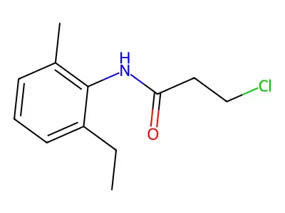 3-chloro-N-(2-ethyl-6-methylphenyl)propanamide structure