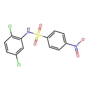 N-(2,5-dichlorophenyl)-4-nitrobenzenesulfonamide structure