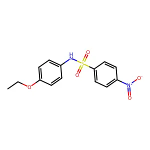 N-(4-ethoxyphenyl)-4-nitrobenzenesulfonamide structure
