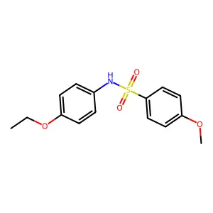 N-(4-ethoxyphenyl)-4-methoxybenzenesulfonamide structure