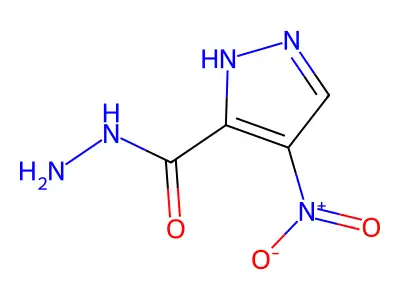 4-Nitro-1H-pyrazole-3-carbohydrazide structure