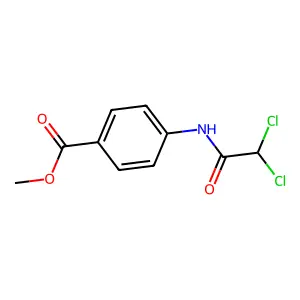 Methyl 4-[(2,2-dichloroacetyl)amino]benzoate structure