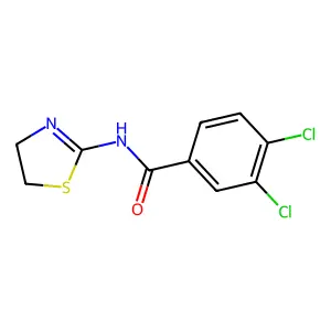 3,4-dichloro-N-(4,5-dihydro-1,3-thiazol-2-yl)benzamide structure