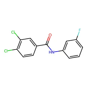 3,4-二氯-N-(3-氟苯基)苯甲酰胺 structure