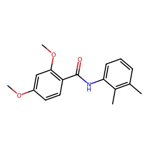N-(2,3-二甲基苯基)-2,4-二甲氧基苯甲酰胺 structure