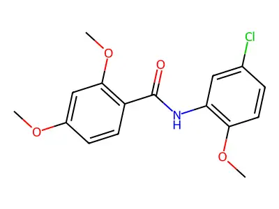 N-(5-chloro-2-methoxyphenyl)-2,4-dimethoxybenzamide structure