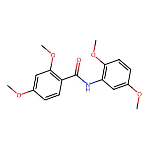 N-(2,5-dimethoxyphenyl)-2,4-dimethoxybenzamide structure