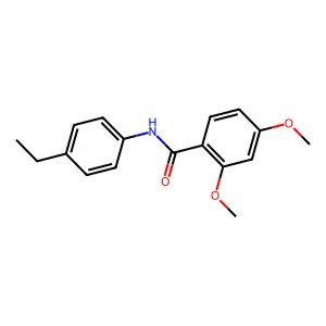 N-(4-ethylphenyl)-2,4-dimethoxybenzamide structure