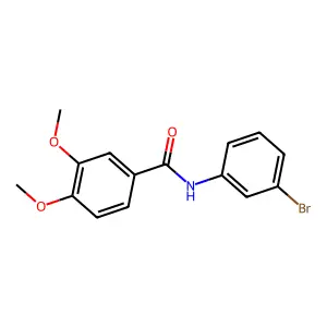 N-(3-bromophenyl)-3,4-dimethoxybenzamide structure