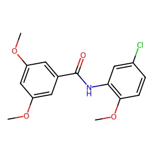 N-(5-chloro-2-methoxyphenyl)-3,5-dimethoxybenzamide structure