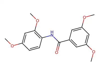 N-(2,4-dimethoxyphenyl)-3,5-dimethoxybenzamide structure