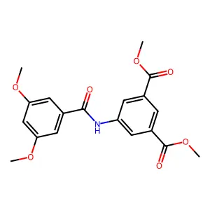 Dimethyl 5-((3,5-dimethoxybenzoyl)amino)isophthalate structure