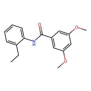 N-(2-ethylphenyl)-3,5-dimethoxybenzamide structure