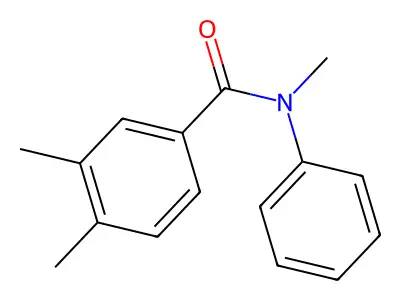 N,3,4-trimethyl-N-phenylbenzamide structure