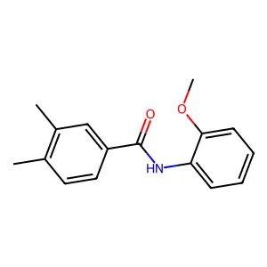 N-(2-methoxyphenyl)-3,4-dimethylbenzamide structure