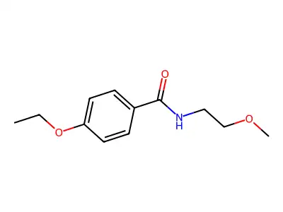 4-ethoxy-N-(2-methoxyethyl)benzamide structure