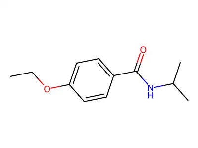 4-ethoxy-N-propan-2-ylbenzamide structure