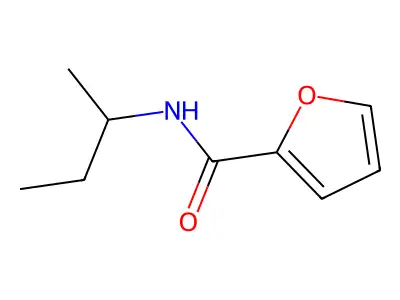 N-butan-2-ylfuran-2-carboxamide structure