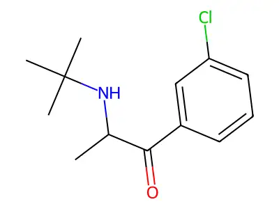 丁氨苯丙酮 structure