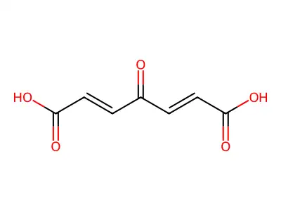 4-oxohepta-2,5-dienedioic Acid structure