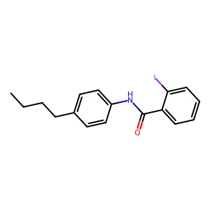 N-(4-Butylphenyl)-2-iodobenzamide structure