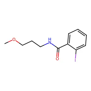 2-iodo-N-(3-methoxypropyl)benzamide structure