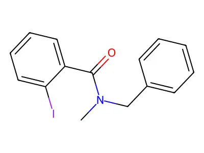 N-benzyl-2-iodo-N-methylbenzamide structure