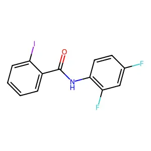 N-(2,4-difluorophenyl)-2-iodobenzamide structure
