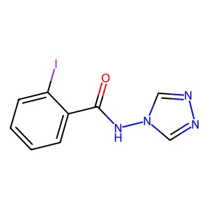 2-碘-N-(4H-1,2,4-三唑-4-基)苯甲酰胺 structure