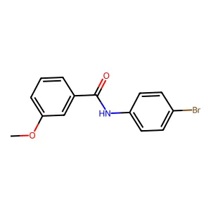 N-(4-溴苯基)-3-甲氧基苯甲酰胺 structure